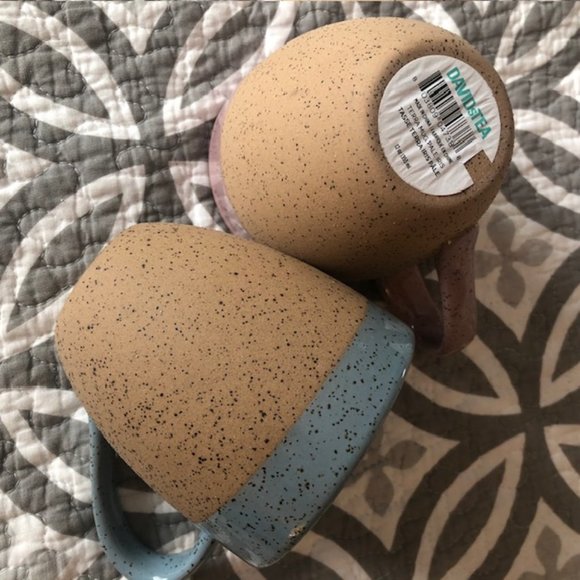 SALE 2 for $26 / 3 for $33 - Set of David's Tea TERRA Speckled Pottery Mugs - Picture 2 of 10